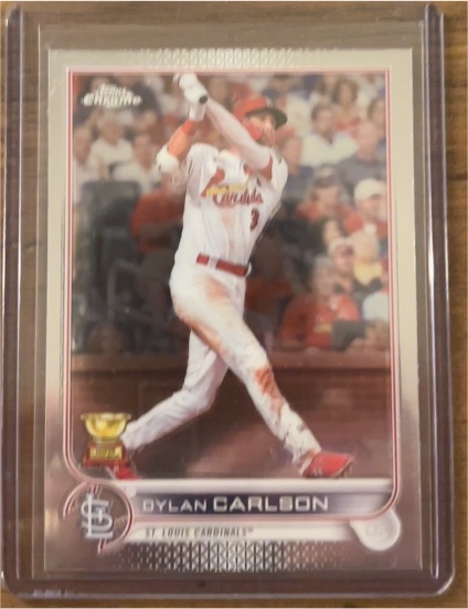 2022 Topps Chrome #158 Dylan Carlson — front