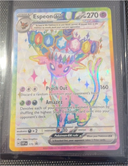 2023 Pokemon SV Premium Figure Collection #175 Espeon ex — front