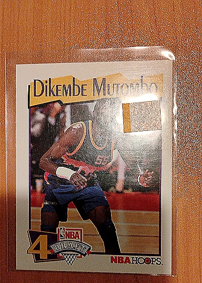 1991-92 Hoops McDonald's #48 Dikembe Mutombo — front