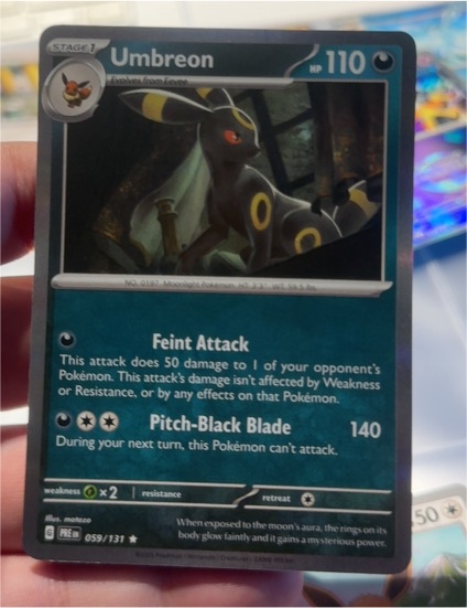 2022 Pokémon TCG SV: Prismatic Evolutions #059 Umbreon — front
