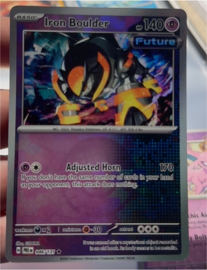 2023 Pokémon SV: Prismatic Evolutions #046 Iron Boulder — front