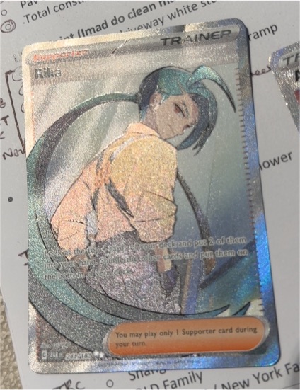 2023 Pokémon TCG SV Paradox Rift #241 Rika — front
