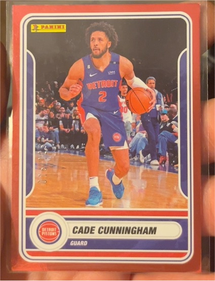 2023-24 Panini Sticker and Card Collection #20 Cade Cunningham — front