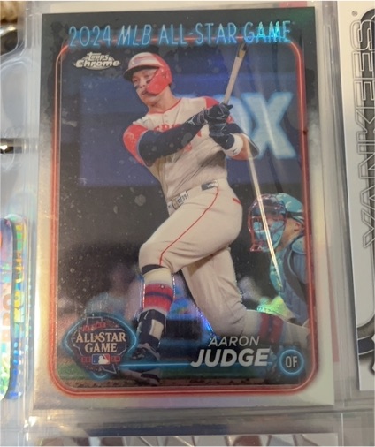 2024 Topps Chrome Update #ASGC-6 Aaron Judge 2024 MLB All-Star Game — front