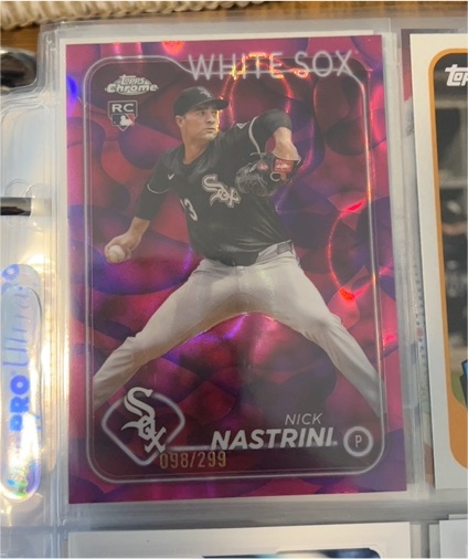 2024 Topps Chrome Update #USC14 Nick Nastrini — front
