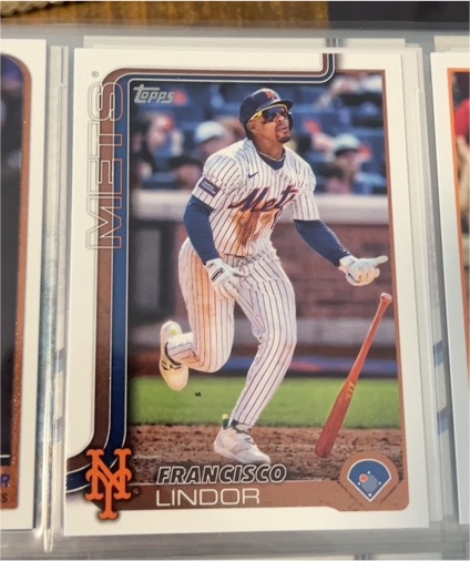 2025 Topps Series 1 #350 Francisco Lindor — front