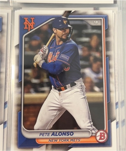 2024 Bowman #72 Pete Alonso — front