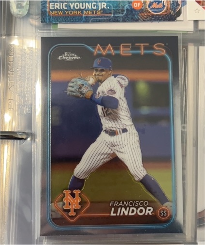 2024 Topps Chrome #137 Francisco Lindor — front