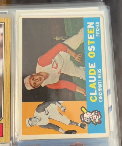1960 Topps #206 Claude Osteen — front