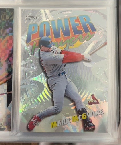 2000 Topps #P3 Mark McGwire Power Players — front
