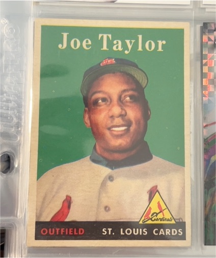 1958 Topps #451 Joe Taylor — front