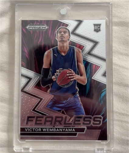 2023 Panini Prizm Draft Picks #1 Victor Wembanyama Fearless — front