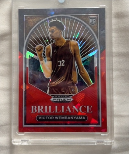 2023-24 Panini Prizm Draft Picks #1 Brilliance Victor Wembanyama — front