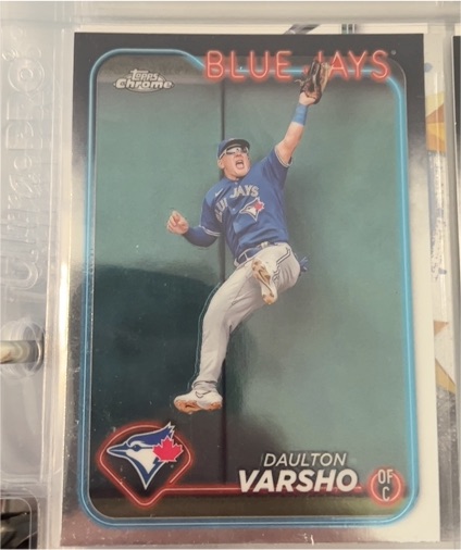2024 Topps Chrome #140 Daulton Varsho — front