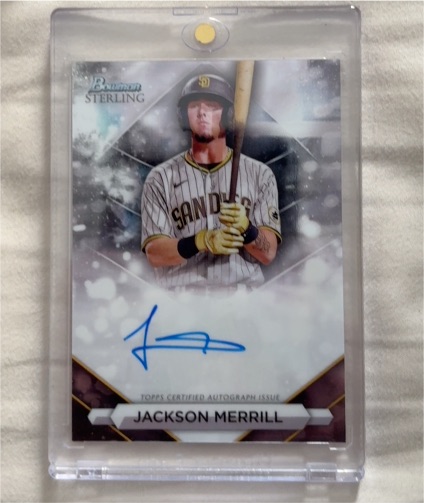 2023 Bowman Sterling #PA-JML Jackson Merrill — front