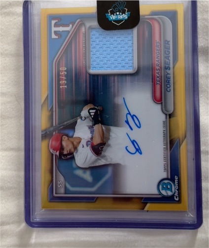 2024 Bowman Chrome #BCAR-CS Corey Seager — front