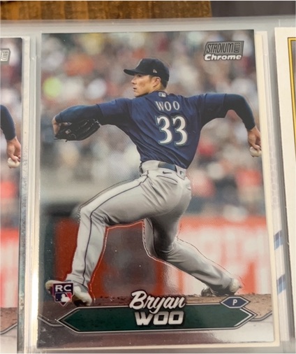 2024 Topps Stadium Club Chrome #285 Bryan Woo — front