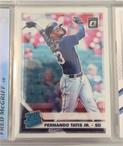 2019 Donruss Optic #84 Fernando Tatis Jr. Rated Rookie — front