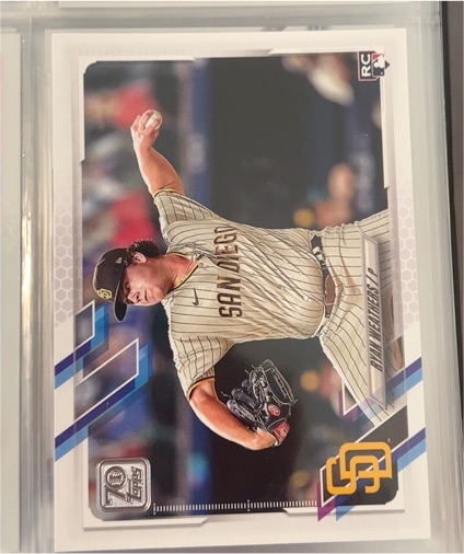 2021 Topps #335 Ryan Weathers — front
