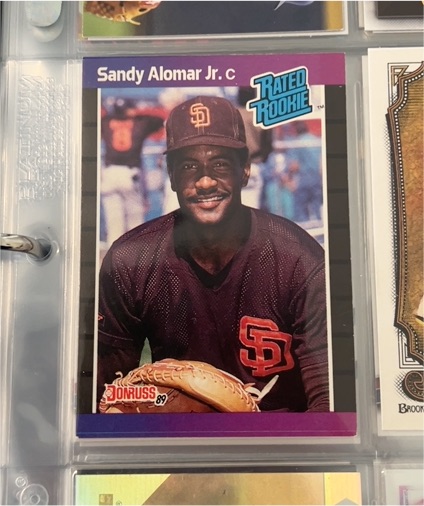 1989 Donruss #28 Sandy Alomar Jr. — front