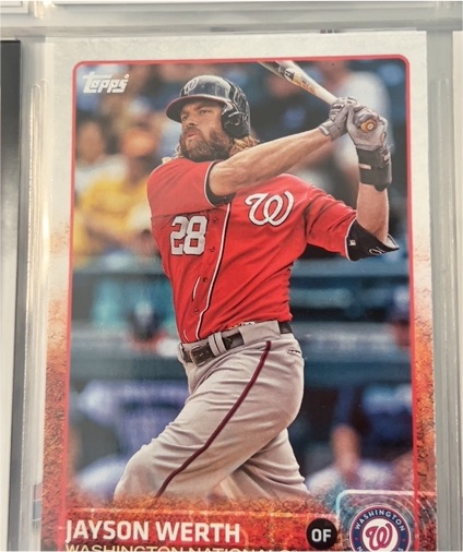 2022 Topps #28 Jayson Werth — front