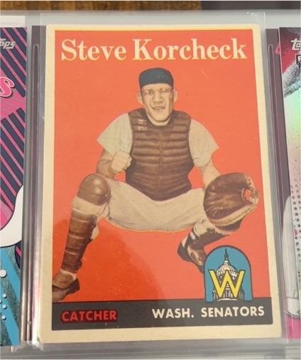 1958 Topps #403 Steve Korcheck — front