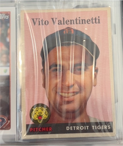 1958 Topps #463 Vito Valentinetti — front