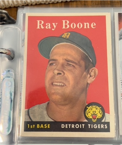 1958 Topps #185 Ray Boone — front