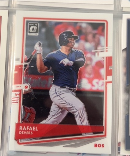 2020 Donruss Optic #165 Rafael Devers — front