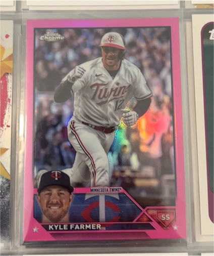 2023 Topps Chrome Update #USC154 Kyle Farmer — front