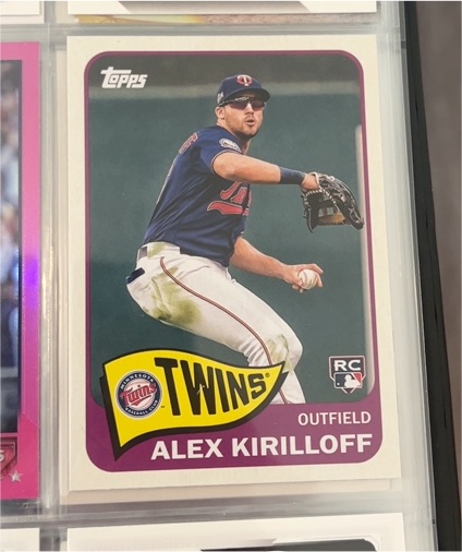2021 Topps 1965 Topps Redux #T65-30 Alex Kirilloff — front