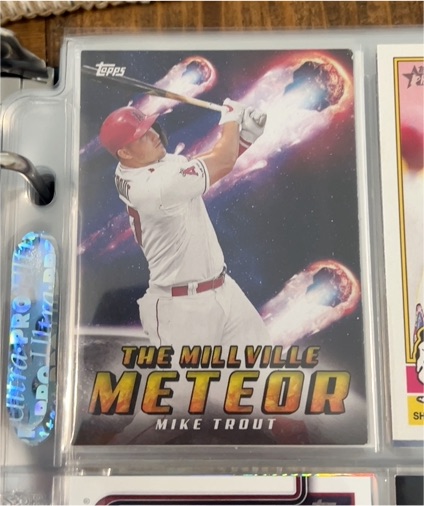2020 Topps Archives #303 Mike Trout The Millville Meteor — front