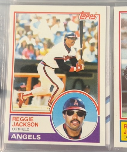 1983 Topps #500 Reggie Jackson — front