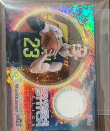 2025-26 Topps Swish and Stitch #SST-LM Lauri Markkanen — front