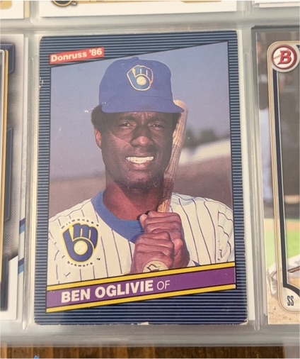 1986 Donruss #124 Ben Oglivie — front