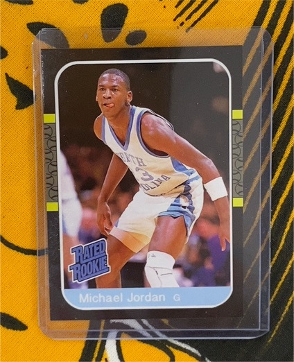 1986 Fleer #R Michael Jordan Rookie — front