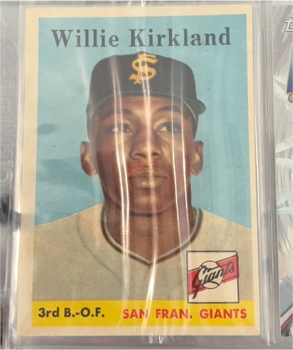 1958 Topps #128 Willie Kirkland — front