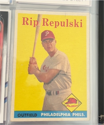 1958 Topps #14 Rip Repulski — front