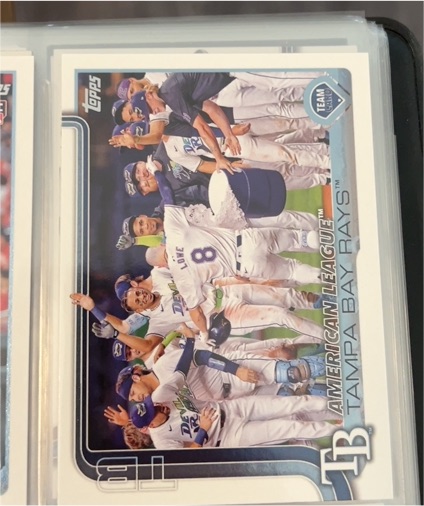 2025 Topps Series 1 #294 Josh Lowe Tampa Bay Rays — front