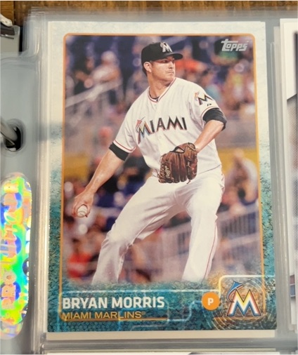 2015 Topps #229 Bryan Morris — front