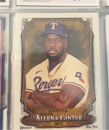 2024 Topps Allen & Ginter #132 Adolis Garcia — front