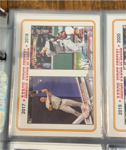 2023 Topps Heritage #2 Aaron Judge Special 2017-2018 — front