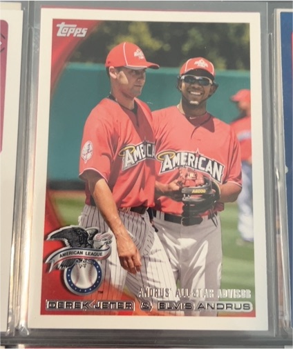 2010 Topps Update #US-57 Derek Jeter / Elvis Andrus — front