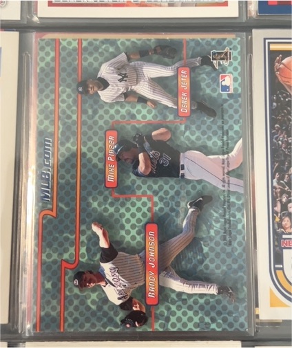 2002 MLB.com IT1455 Derek Jeter Mike Piazza Randy Johnson Pedro Martinez Sammy Sosa Ichiro Suzuki — front