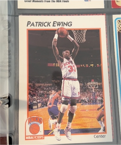 1991-92 NBA Hoops #26 Patrick Ewing — front
