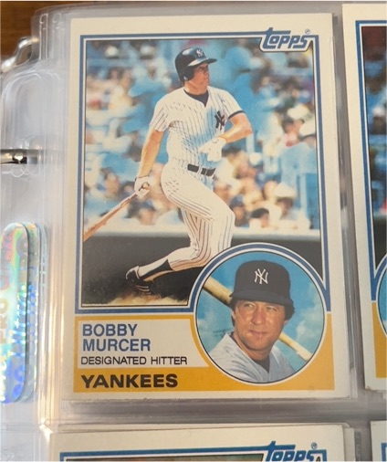 1983 Topps #782 Bobby Murcer — front