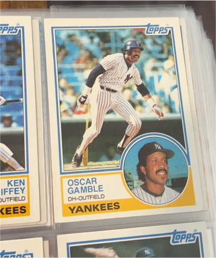 1983 Topps #19 Oscar Gamble — front