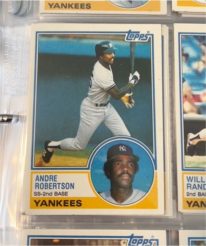 1983 Topps #281 Andre Robertson — front