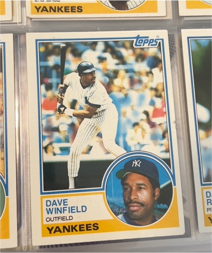 1983 Topps #770 Dave Winfield — front