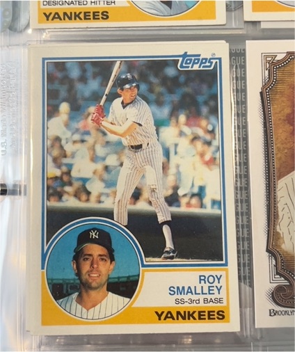1983 Topps #460 Roy Smalley — front